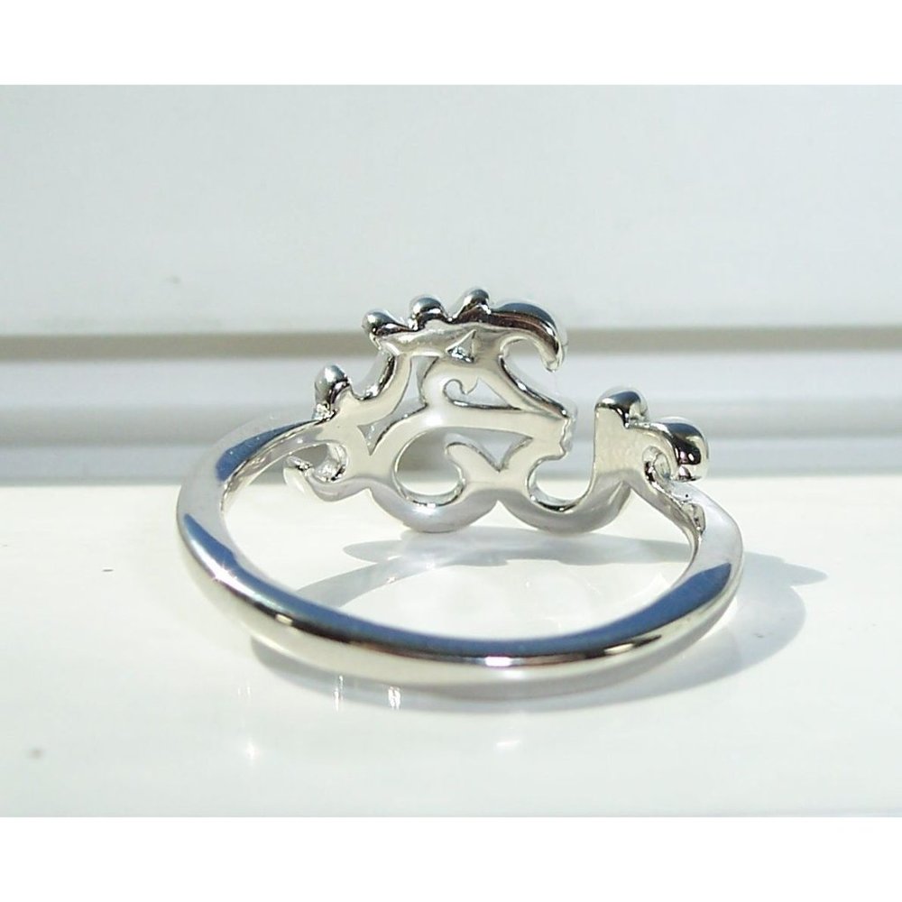 925 STERLING SILVER Om Symbol Ring - Picture 8 of 16